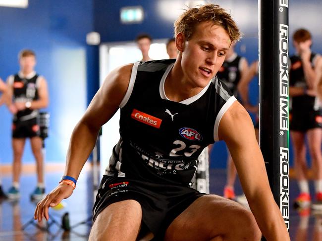 George Stevens is back after a run of injuries. (Photo by Josh Chadwick/AFL Photos via Getty Images)