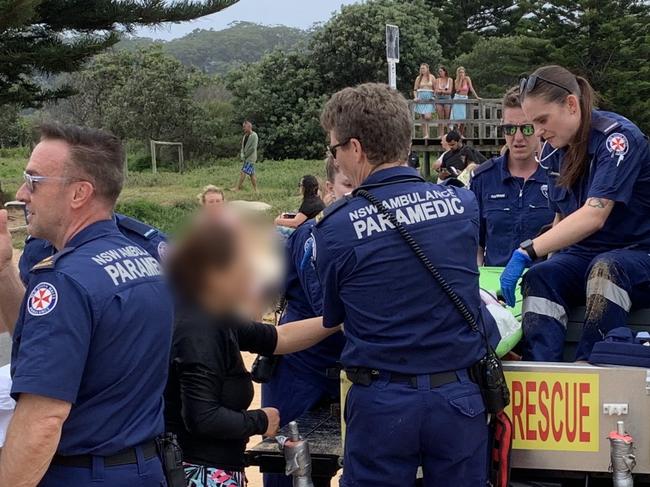 A four-year-old boy has been flown to hospital in a critical condition after he was pulled from the water unconscious at a lagoon at Avoca Beach this afternoon.A six-year-old girl was also pulled from the water at the same incident and taken to hospital by road.Images supplied by Careflight