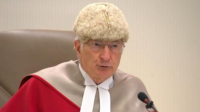 Justice Ian Harrison. Picture: Sky News