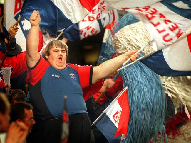 David Porter is a die-hard farm who was the co-president of the Western Bulldogs cheer squad. Picture: Supplied