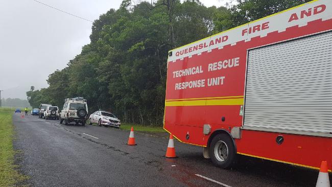 Tourist dies after being swept away in floodwaters at Josephine Falls. PHOTO: Elisabeth Champion