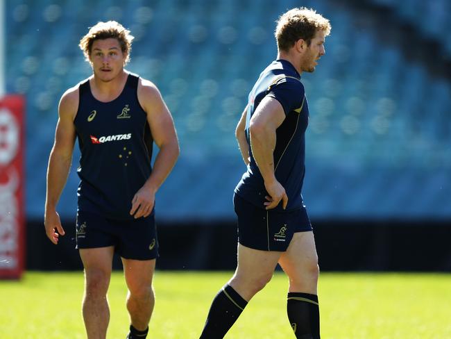 Fiji’s coach expects Michael Hooper (left) and David Pocock to again play together in the Wallabies side at the World Cup.