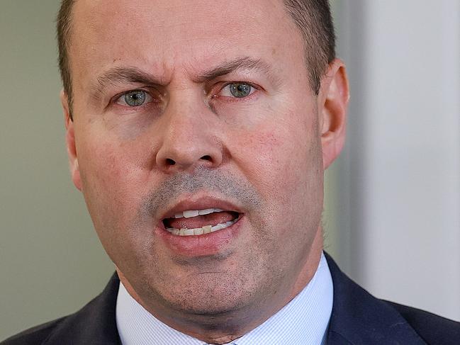 MELBOURNE, AUSTRALIA- NewsWire Photos 5 JULY 2021 : Australian Federal Treasurer Josh Frydenberg holding a press conference at his Melbourne office. Picture : NCA NewsWire / Ian Currie