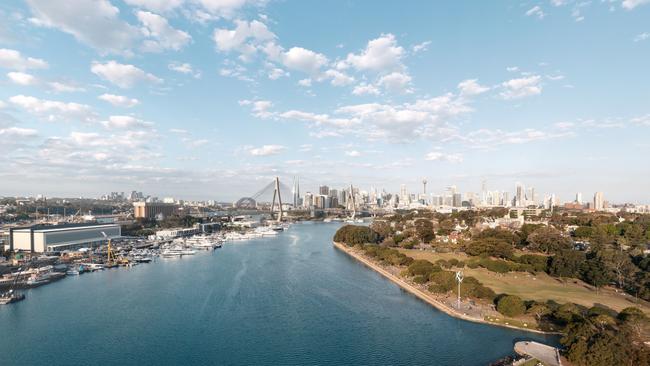 An architect’s vision of Sydney Harbour, once it’s cleaned up. Picture: Andrew Burges Architects for the City of Sydney