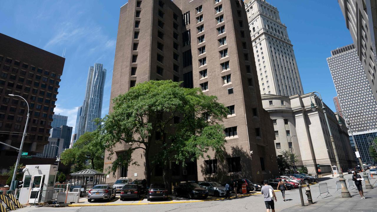 The Metropolitan Correctional Center where financier Jeffrey Epstein was being held, and where he died. Picture: AFP