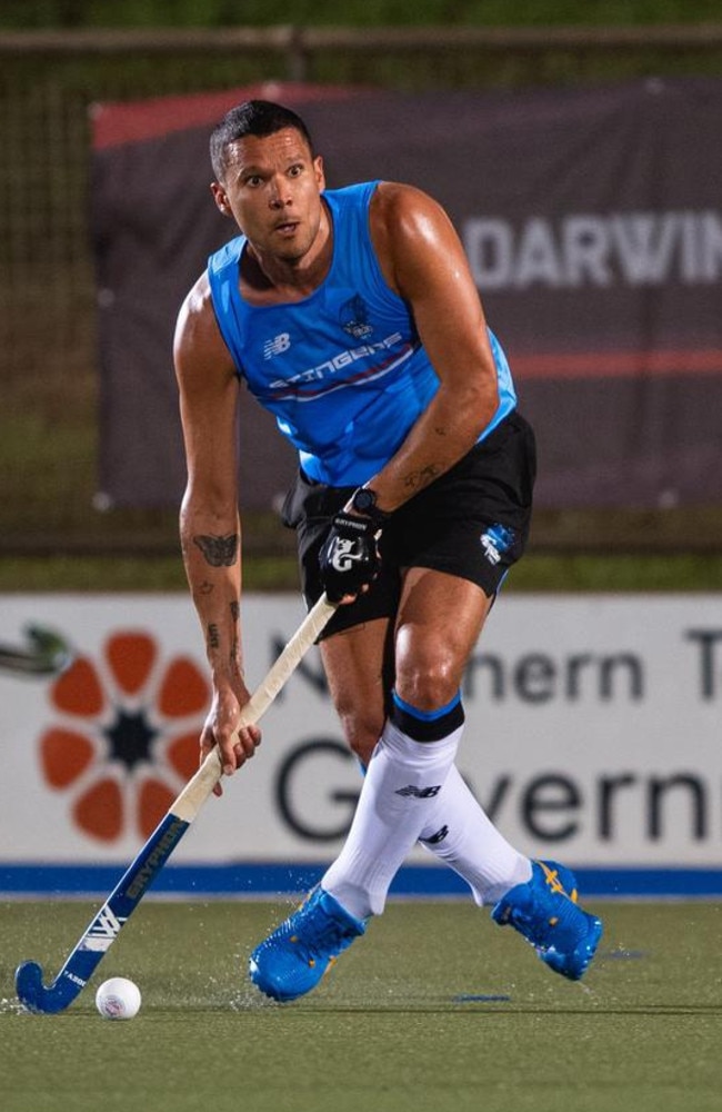 Joel Carroll playing for the Territory Stingers.