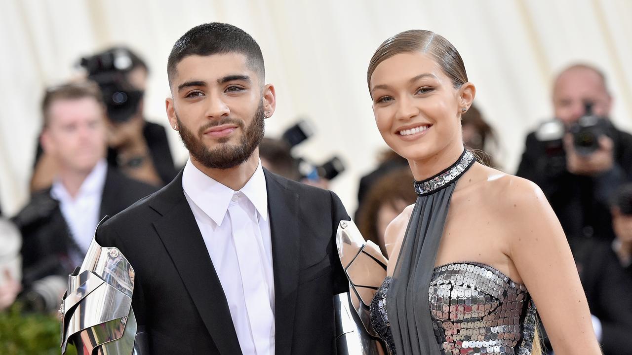 Gigi Hadid and partner Zayn Malik. Picture: Mike Coppola/Getty Images for People.com