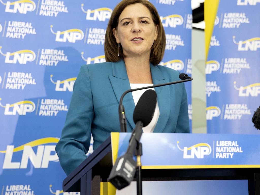 Former Queensland opposition leader Deb Frecklington. Picture: NCA NewsWire / Sarah Marshall