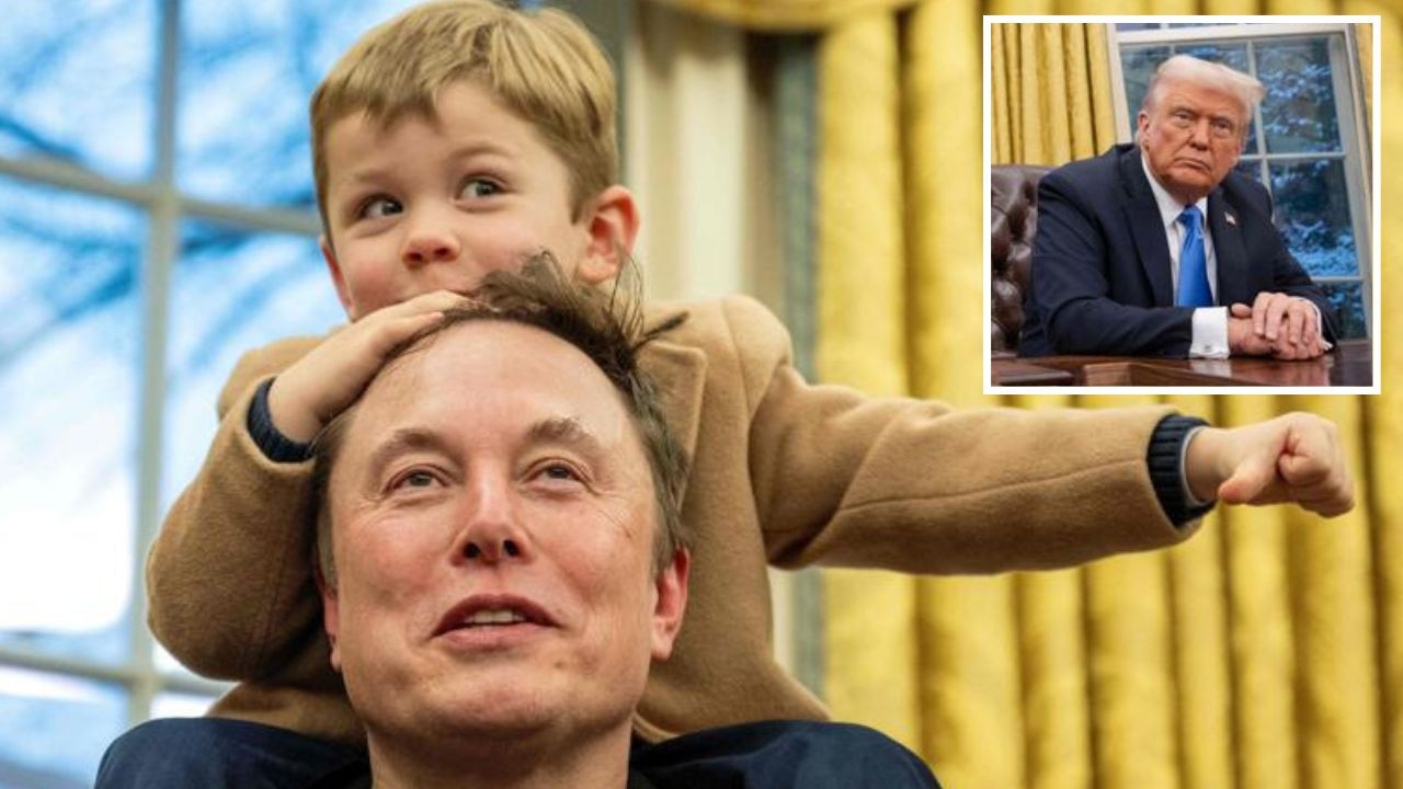 Why you only see Elon with same child