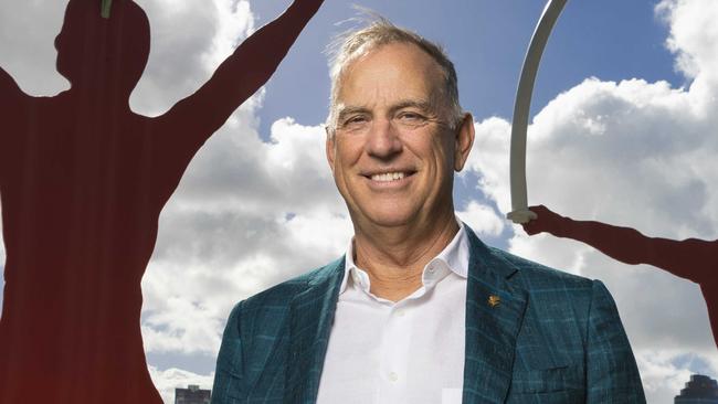 8th April 2022Olympic swimmer and businessman Mark Stockwell launched bid for presidency of AOC.Photo: Glenn Hunt / The Australian