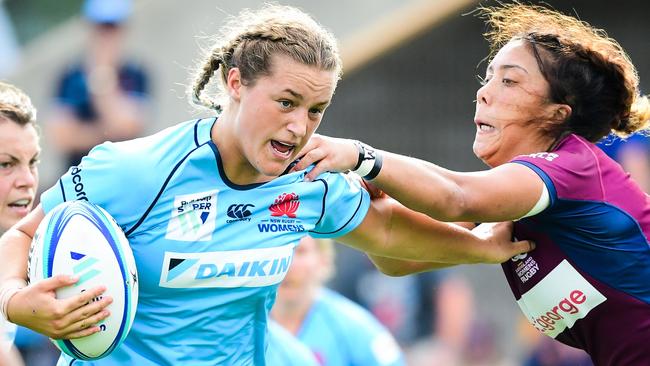 Bella McKenzie on the burst for NSW. Photo: Rugby AU Media/Stuart Walmsley