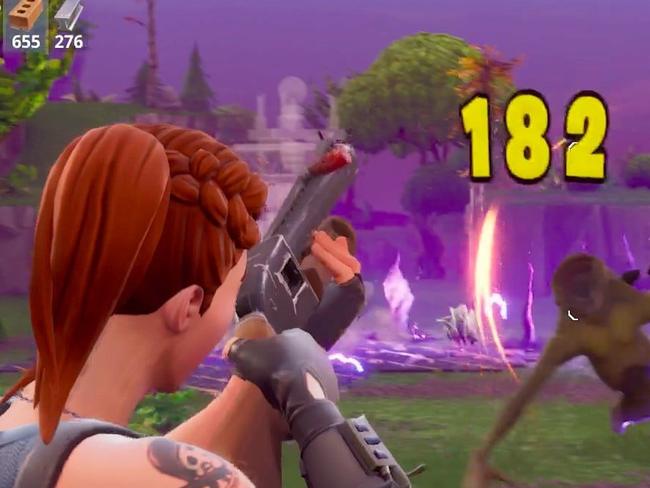 Generic video game stills from hugely popular game Fortnite. Picture: Supplied