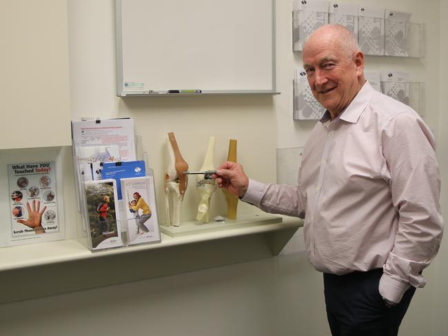 Dr Greg Keene is continuing to work into his 70s. Picture: Supplied