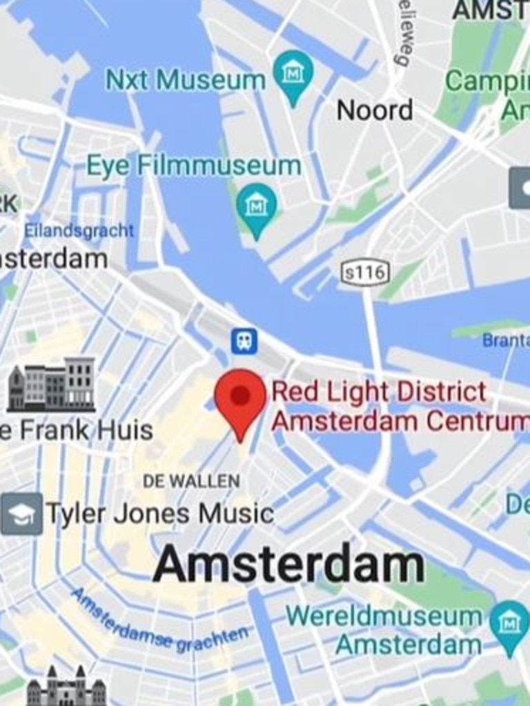 There was only one sex club where the incident could potentially have occurred. Picture: Google Maps