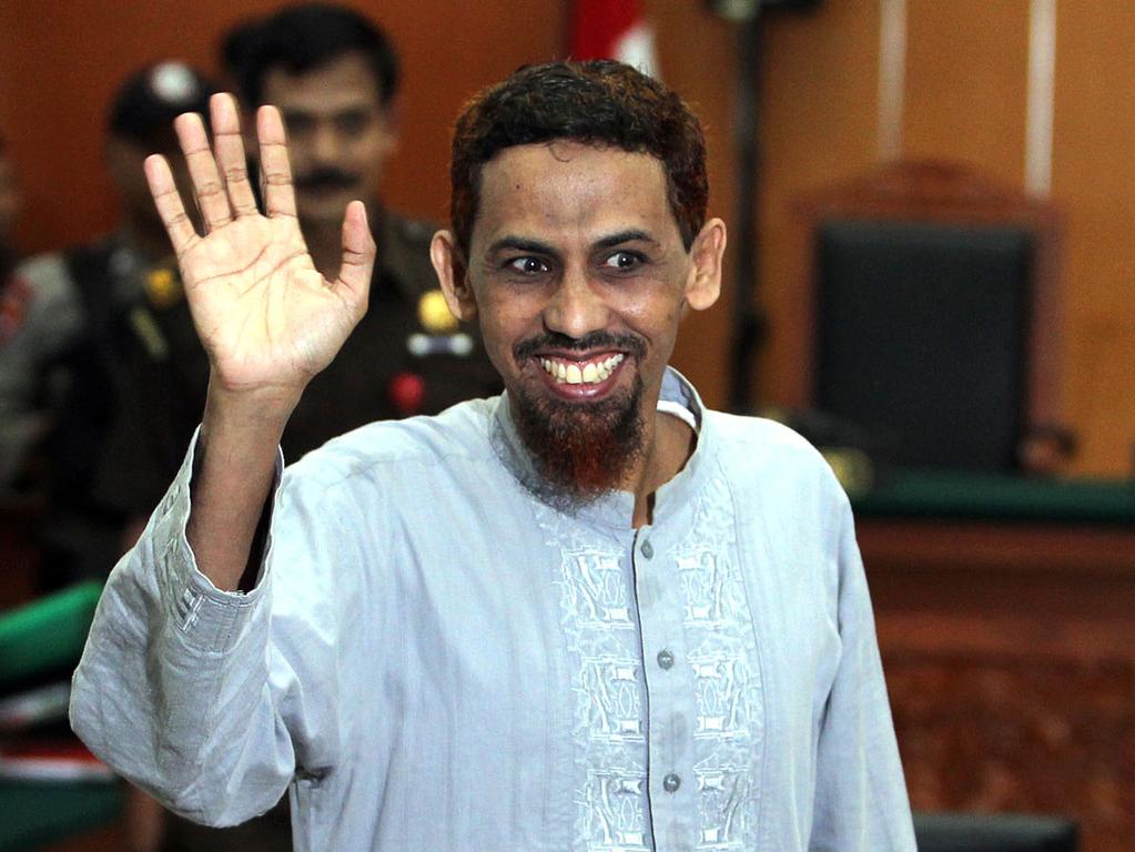 Umar Patek during his trial at West Jakarta District Court in Jakarta, Indonesia, in 2012.