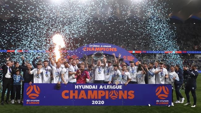 Sydney FC are the 2020 A-League champions. Picture: Phil Hillyard