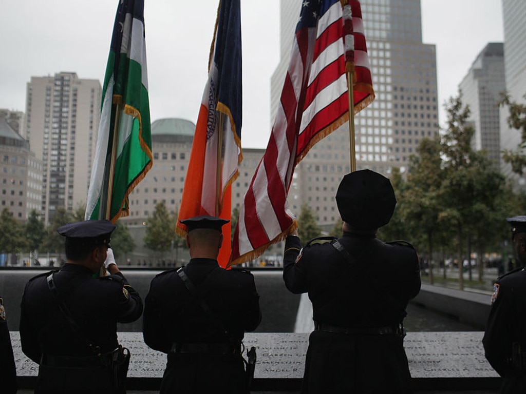 There are calls for first responders and survivors to be welcomed to this year’s September 11 ceremony. Picture: Spencer Platt/Getty Images