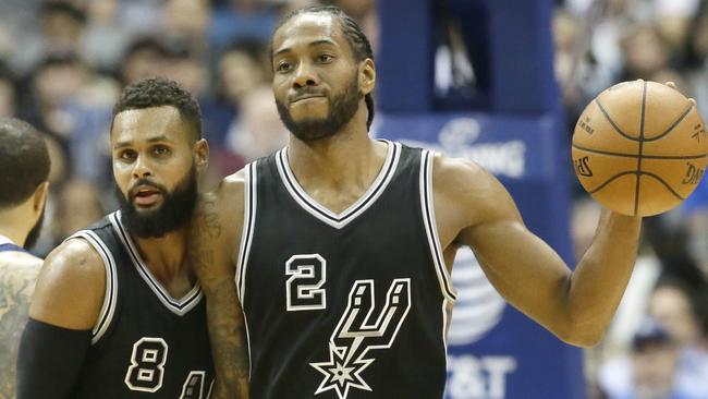Patty Mills and Kawhi Leonard led the way again for Spurs.