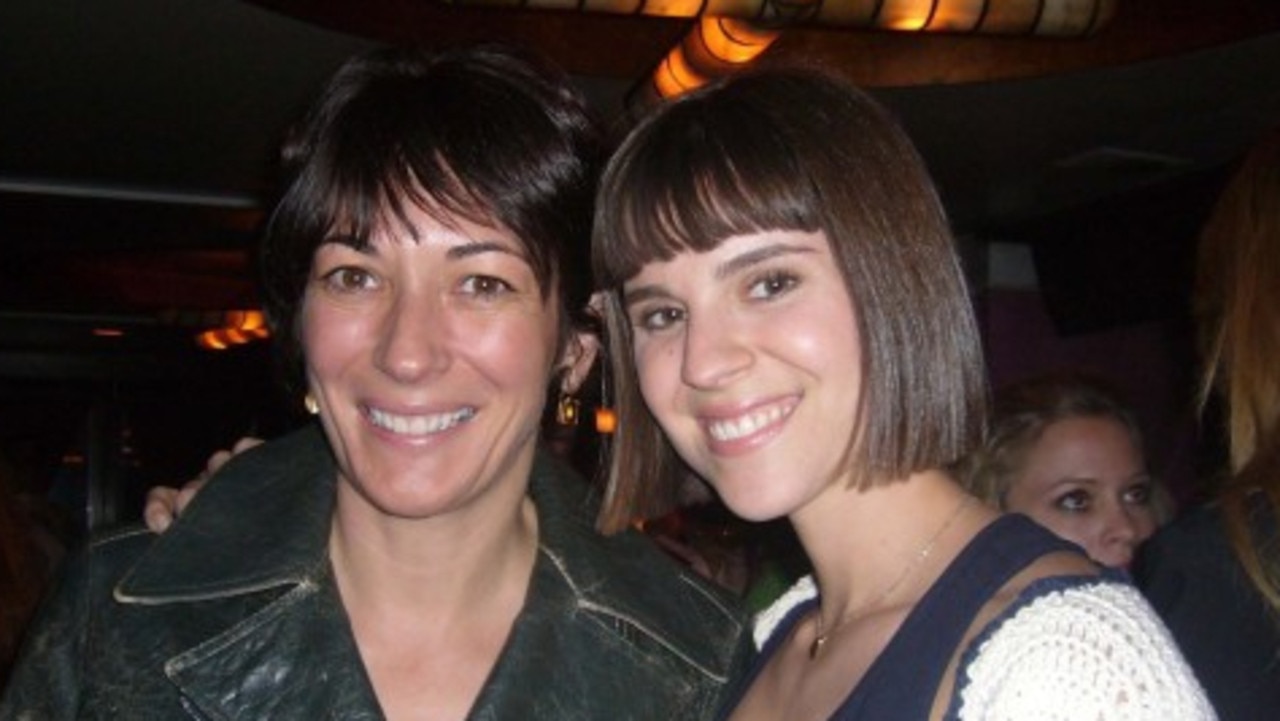 Ghislaine Maxwell with Jeffrey Epstein's personal assistant Sarah Kellen. Picture: Supplied.