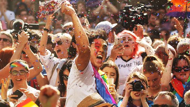 The survey result drew wild celebrations at the State Library of Victoria.