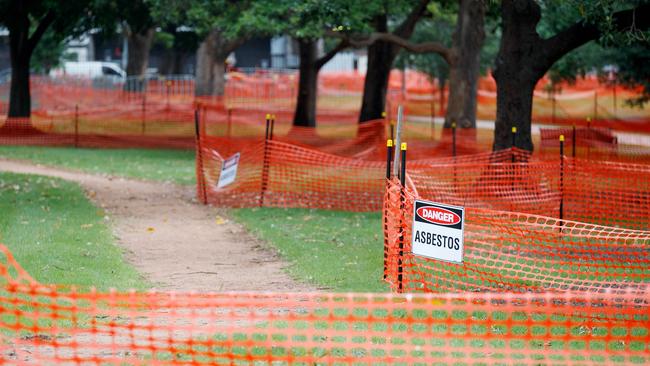 Asbestos has been detected in mulch at more than 70 sites across Sydney. Picture: NCA NewsWire / Nikki Short