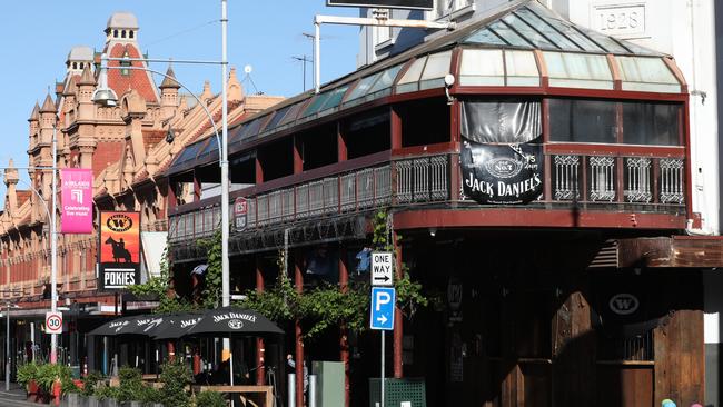 The Woolshed on Hindley has received a near $4000 fine for a lewd promotion. Picture: Dean Martin