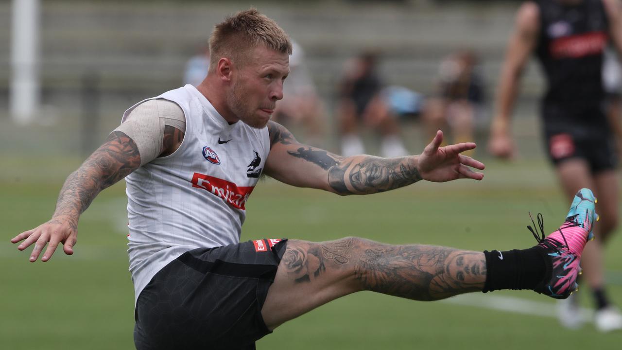 Jordan De Goey is fit and firing. Picture: David Crosling