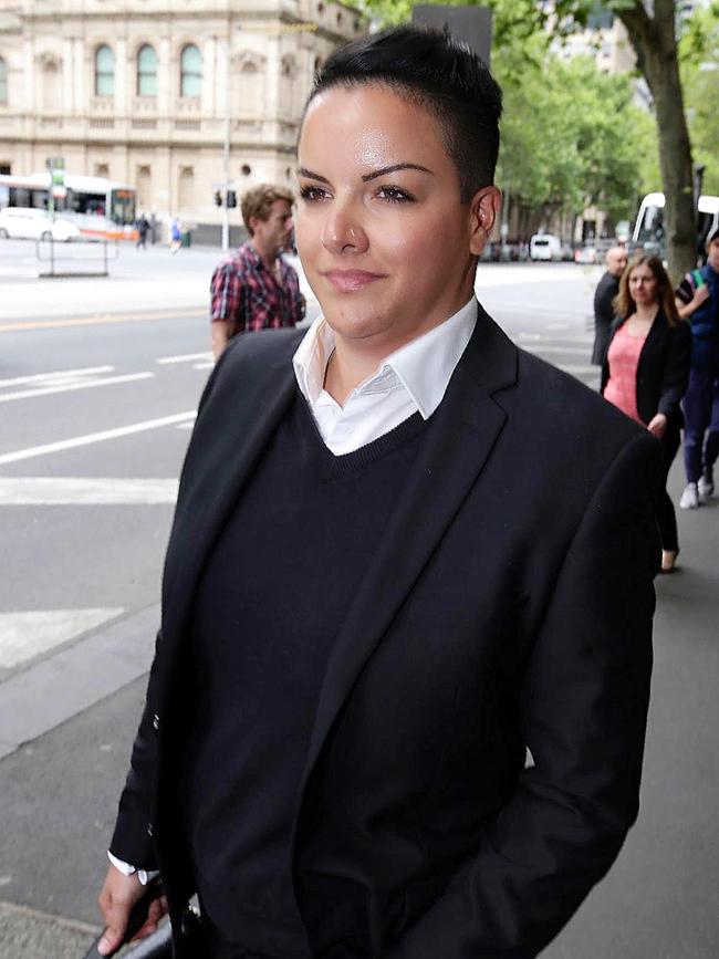 Shadi Kazeme leaves the Melbourne Magistrates court.