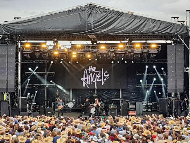 The Angels will be headlining Reset 2020 and are chomping at the bit to play again. Picture: Supplied