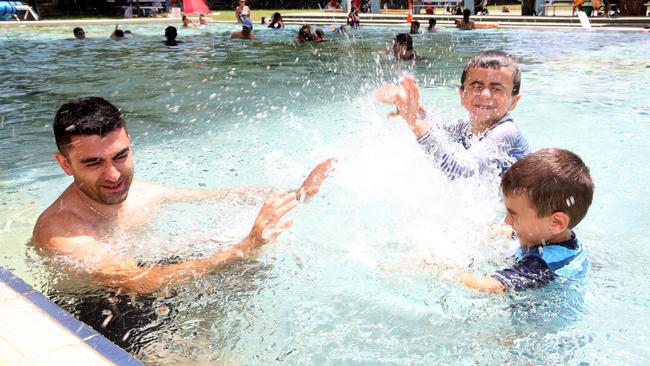 Swimmers enjoyed one of the final weekends at the pool before its closure next month.