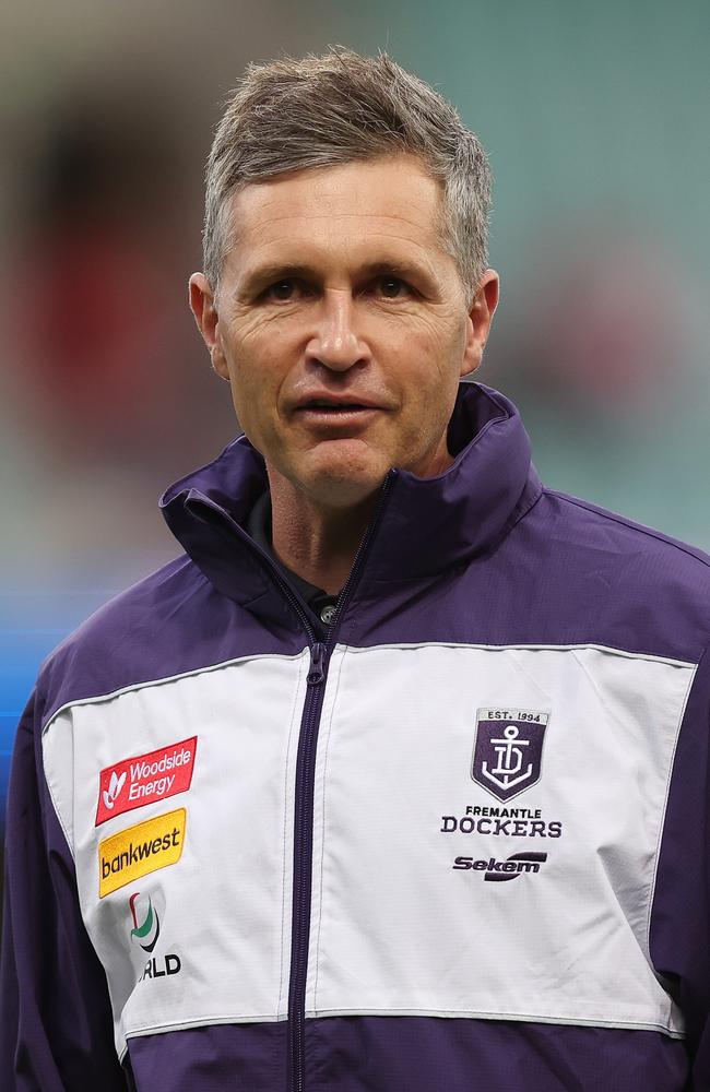 The Dockers have shown more faith in Justin Longmuir. Picture: Mark Metcalfe/AFL Photos/via Getty Images