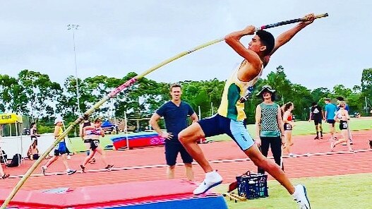 Pole vaulter Aiden Princena-White is a <i>Rouse Hill Times</i> Junior Sports Star nominee for the 2019 Local Sports Stars competition.