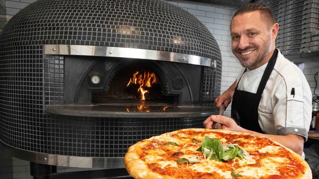 Chef Jason Kubasek is bringing specialty coffee and pizzas to Matillda’s Kitchen in Clyde North— and will soon open Magnum Pi in Richmond. Picture: Tony Gough.