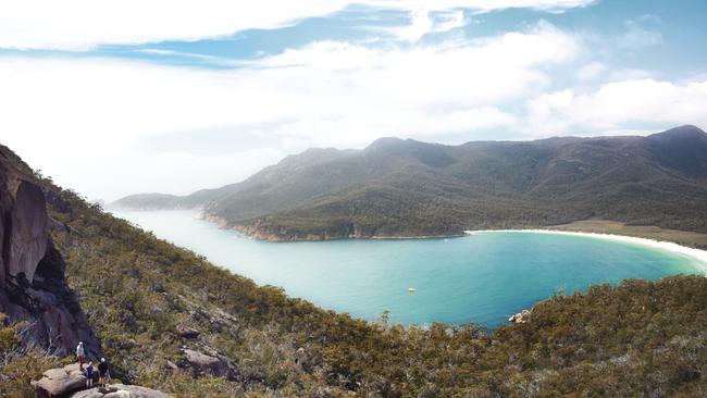 ESCAPE: Cover Story, Solo Travel, March 25 - Great Walks of Australia, Wineglass Bay Lookout, Freycinet Experience Walk, Tasmania's East Coast. Picture: Tourism Australia