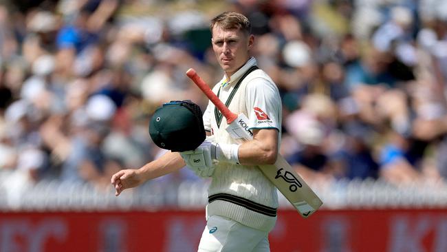 Australia's Marnus Labuschagne is struggling for runs. (Photo by Marty MELVILLE / AFP)