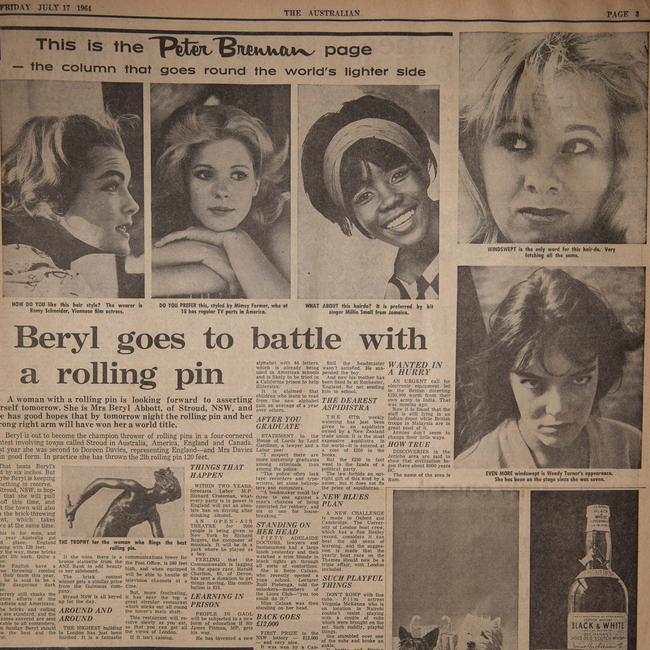 The 'Peter Brennan' page from Friday, July 17, 1964 edition of The Australian.