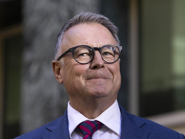 CANBERRA, AUSTRALIA-NCA NewsWire Photos NOVEMBER 10 2020.The Shadow Minister for Agriculture and Resources, Joel Fitzgibbon during a press conference at Parliament House in Canberra.Picture: NCA NewsWire / Gary Ramage
