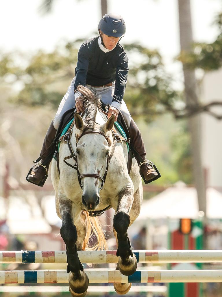 Elizabeth Jacob on Capidimonte at The Royal Darwin Show. Picture GLENN CAMPBELL