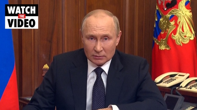 Putin accuses West of trying to 'destroy' Russia