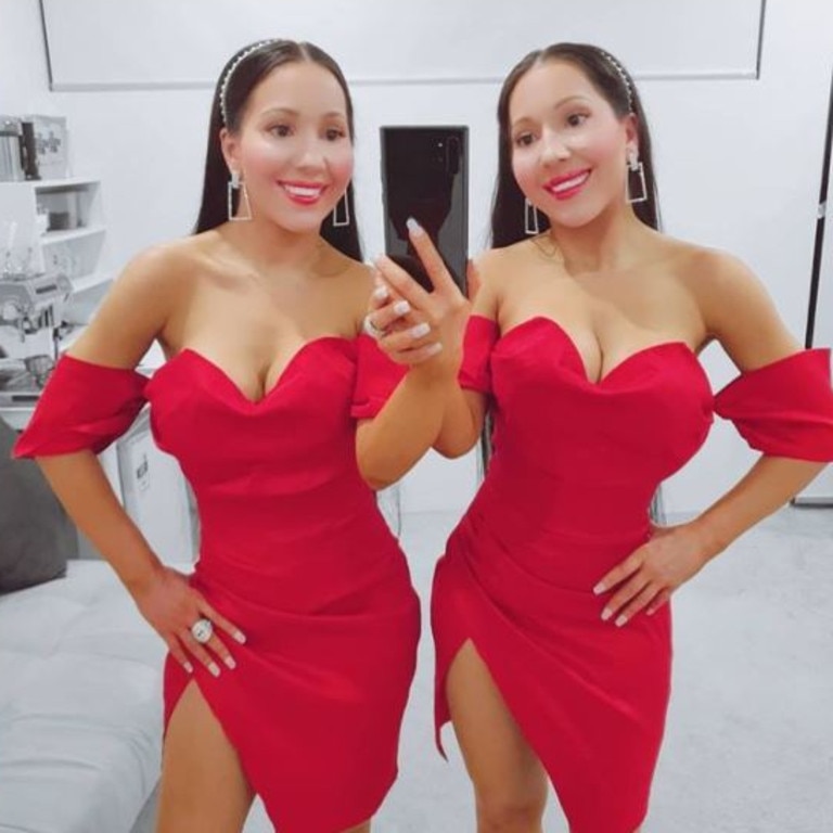 Perth twins Anna and Lucy DeCinque have scored a starring role on a US reality TV show. Picture: Instagram/@annalucydecinque