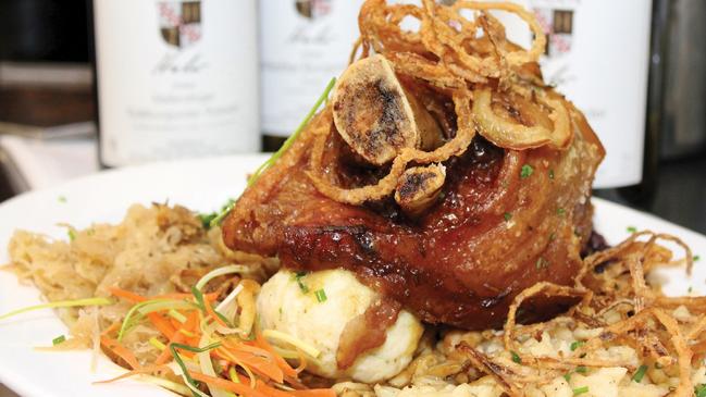 The pork knuckle dish at Stuyvesant's House. Picture: Supplied