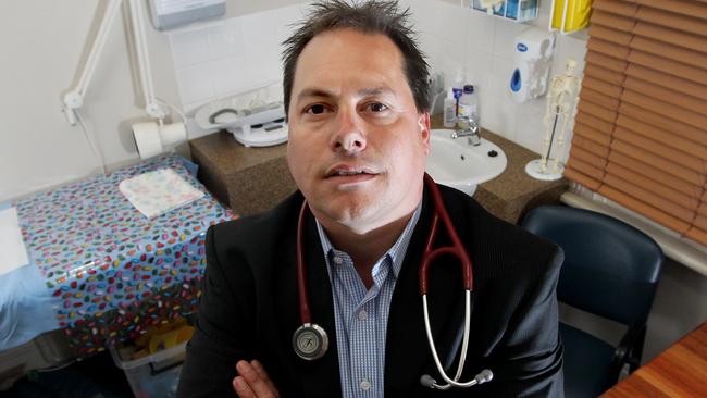 GP Jeff Taylor from the Kincraig Medical Clinic at Naracoorte which is desperately trying to recruit two more doctors to cover demand.