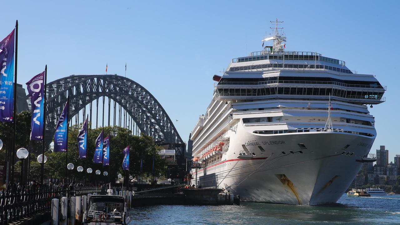 I stepped on board the Carnival Splendor Cruise ship in Sydney for a 72-hour cruise to nowhere with my child, husband and parents. Picture: NCA Newswire / Gaye Gerard