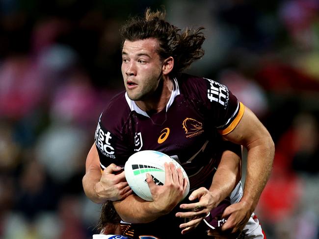 The Broncos can’t afford to let Patrick Carrigan leave. Picture: Brendon Thorne/Getty Images