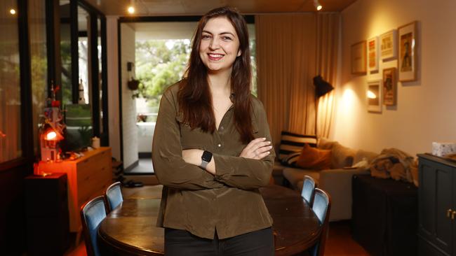 Aleks Nikolic is proactive with her mortgage and also runs personal finance community @brokegirlwealth. Picture: Richard Dobson