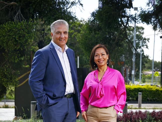 Fairfield Mayor Frank Carbone and Fowler MP Dai Le. Both have campaigned heavily for a funding boost to Fairfield Hospital.