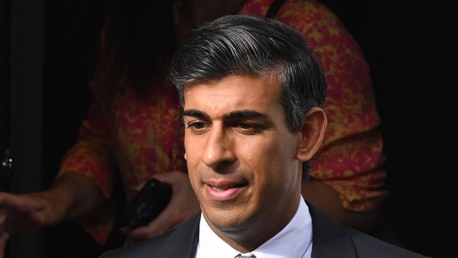 Rishi Sunak has a significant lead among Tory MPs in the race to become the next British PM. Picture: Getty Images