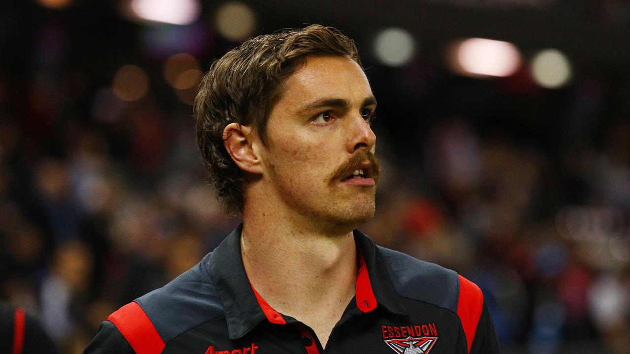 Joe Daniher continues to battle injury (Photo by Graham Denholm/Getty Images).