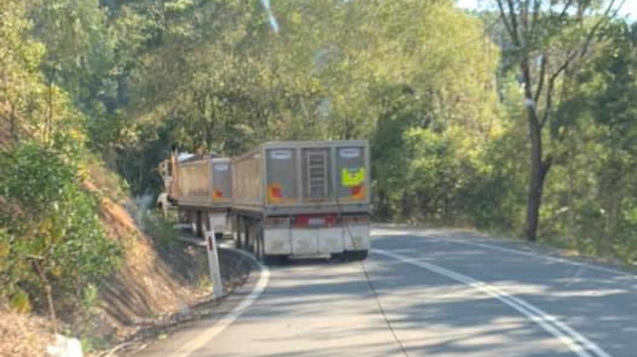 Kin Kin residents are concerned about the number of quarry truck movements on their roads.