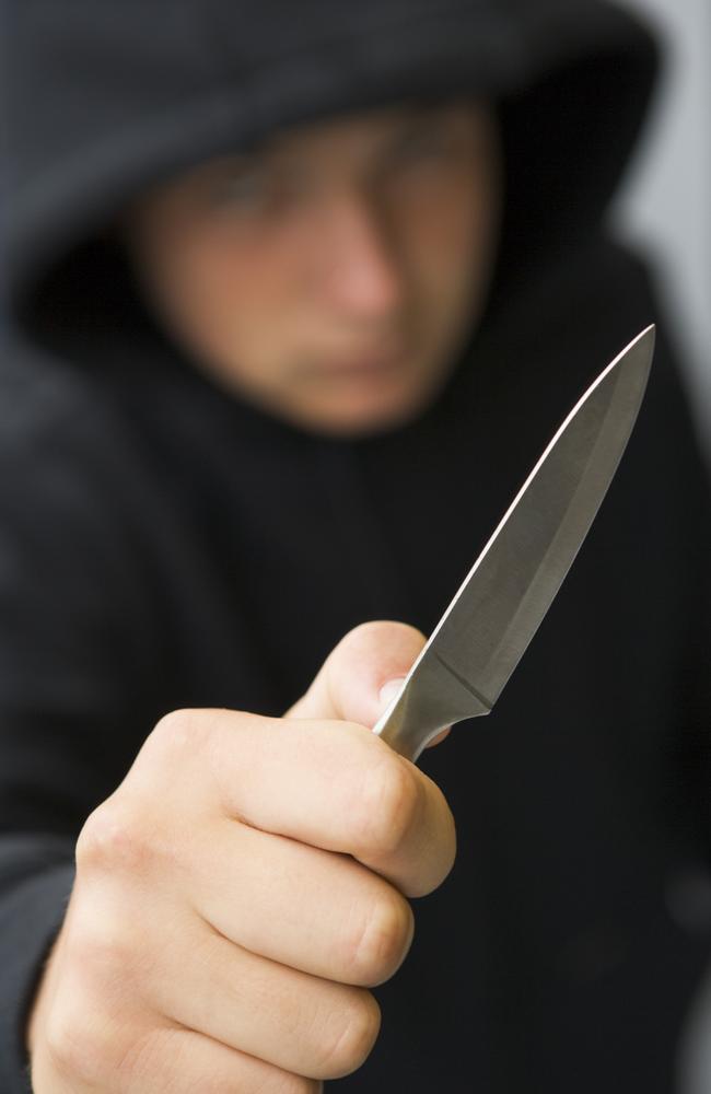 Police allege the 15-year-old robbed victims with a knife.